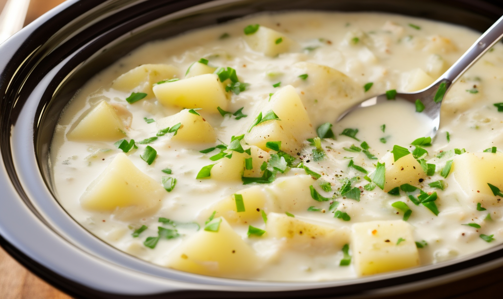 Crock pot potato soup
